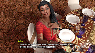Grandma's house: Indian mature MILF and younger man on wedding ep.45