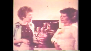 American Vintage Porn From the Seventies with a Brunette Getting Fucked by a Huge Monster Cock That She Can't Keep in Her Mouth