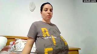 Leann amateur beautiful brunette with big boobs